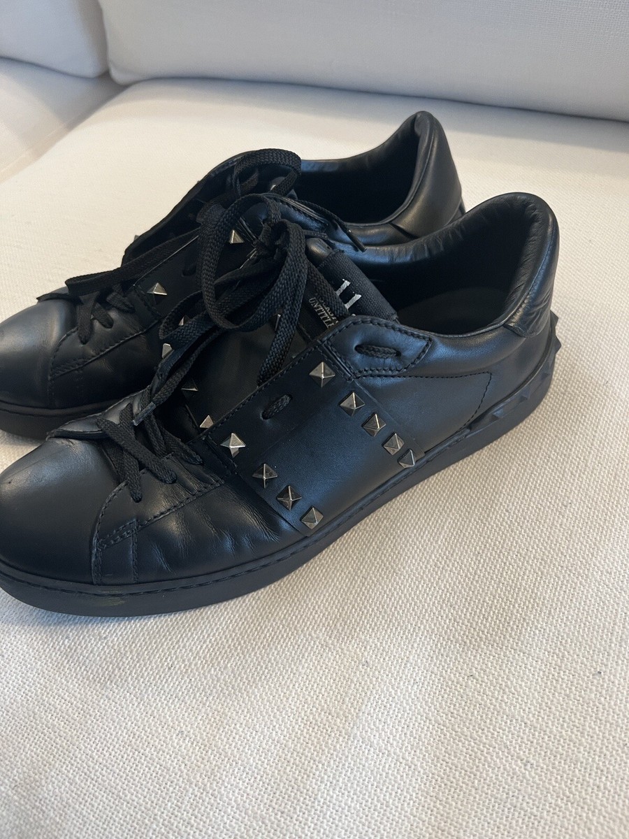スニーカー VALENTINO BLACK LEATHER ROCKSTUD UNTITLED SNEAKERS $_57.JPG?set_id=8800005007
