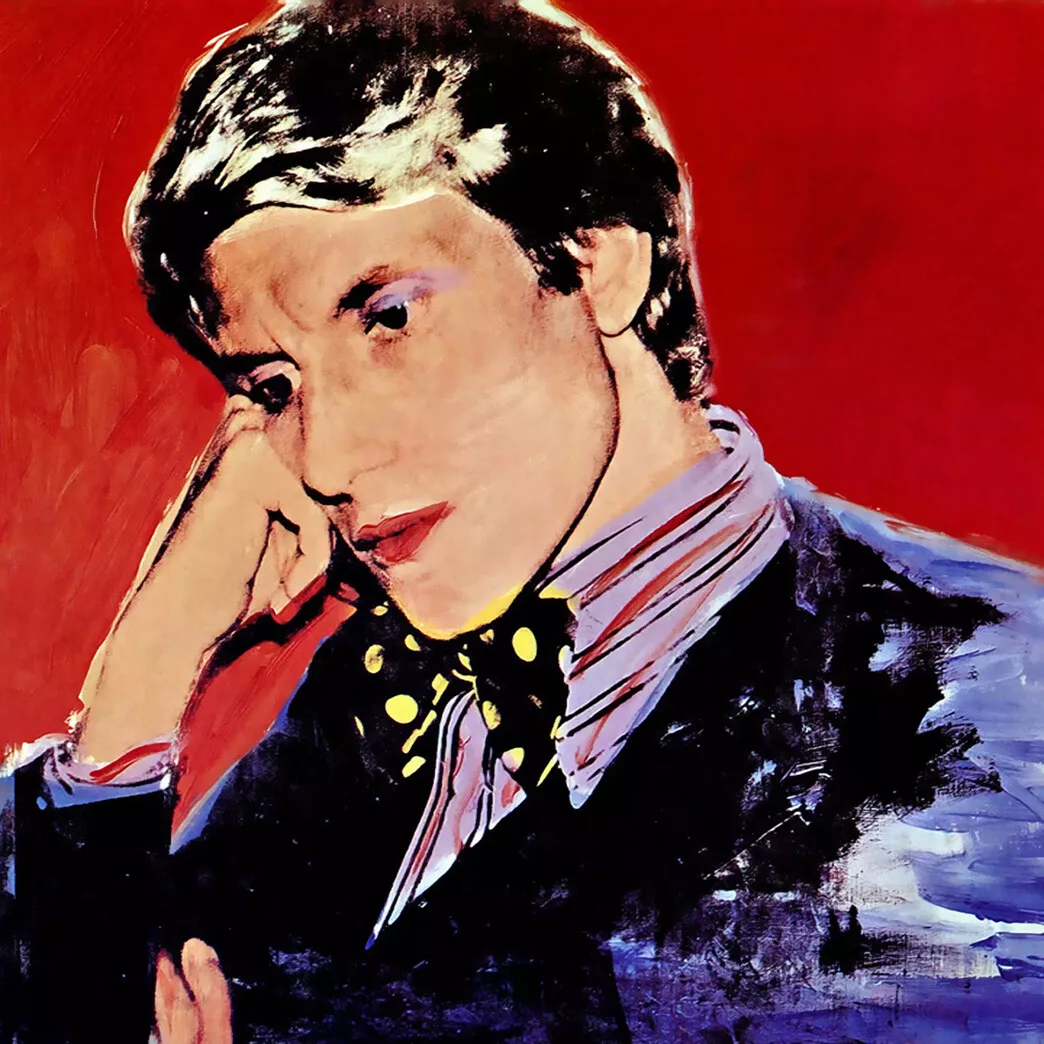 Andy Warhol Yves St Laurent Canvas Print 17 x 17 #8775