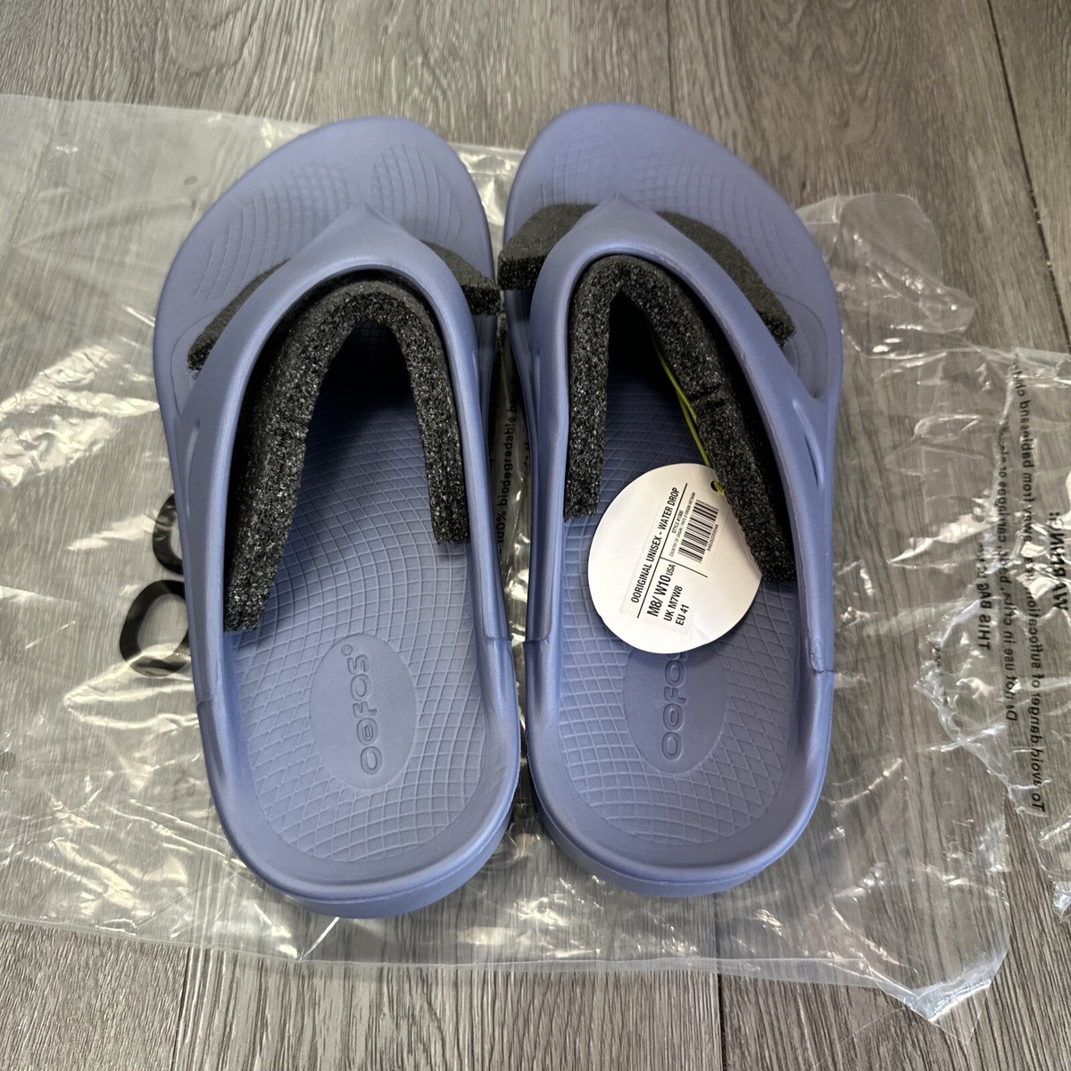 【OOFOS】 OORIGINAL WATER DROP - Cooking Water Drop OOFOS Ooriginal Waterdrop Sandals Women's Size 9 Men Size 7