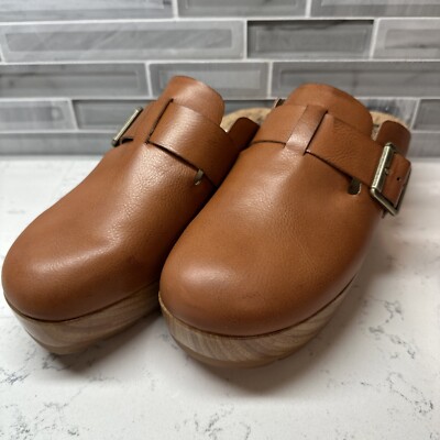 Sandales Kork-Ease En Cuir Marron - Talon Compensé, Bride Cheville, Pointure 8 M - Occasion