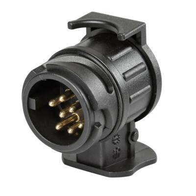 Adapterlampe Mini 13 polig männlich auf 7 polig weiblich ISO-konform Reach RoHS