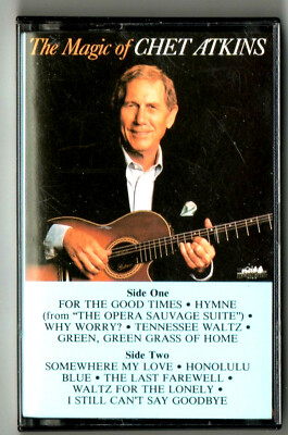 Chet Atkins Cassette ''The Magic of Chet Atkins''  1990 CBS Records Mr. Sandman