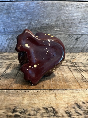 Frog Sponge Holder Brown and Yellow Kitchen Storage Retro Kitchen Decor - Picture 9 of 10