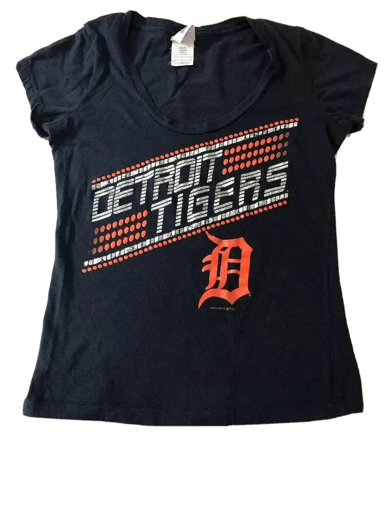 MLB~Detroit Tigers~Genuine Merchandise ~women’s Medium Blue T Shirt