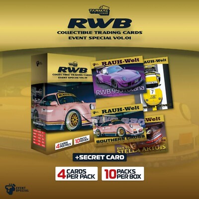 Tarmac Cards Event Special Pack - RWB Vol.01 - 1 Pack (4 Cards) | eBay