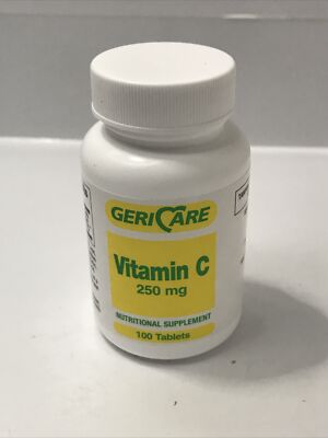 GERICARE Vitamin C Nutritional Supplement 250mg 100 Tablets
