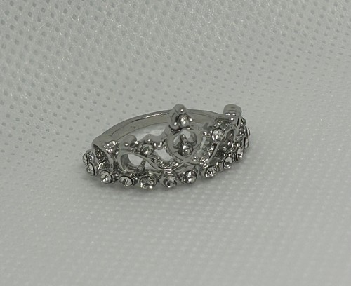 925 Sterling Silver Royal Princess Tiara Crown Ring Size 6 | eBay