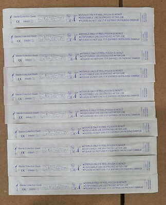 1200 Test Collection Nylon Flocked Nasopharyngeal Sterile Swabs, 80mm Breakpoint