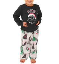 MUNKI MUNKI Toddler Kid's 2-Piece Darth Vader Holiday Pajama Set sz 4T Star Wars