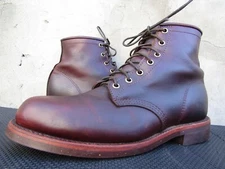 LLBean Chippewa Katahdin Iron Works men’s Bro leather engineer boots - 10 D