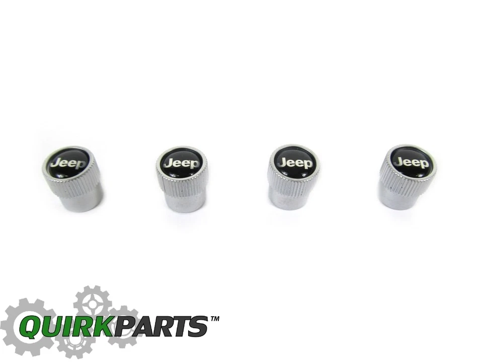 05-20 Todos os Modelos Jeep Válvula de Pneu de Plástico Tampa/Capa Conjunto de 4 Fabricantes de Equipamento Original NOVO MOPAR - Imagem 2 de 4