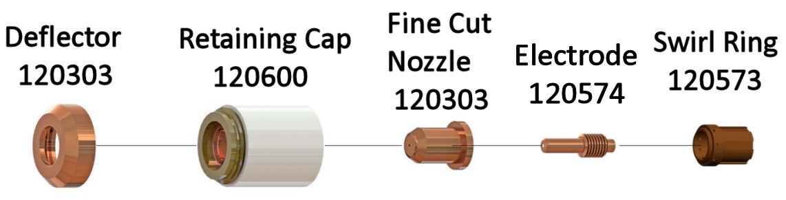 10pc 220330 Fine Cut Nozzle Mfg in US by PlasmaDyn *US FAST SHIP* - Picture 3 of 3