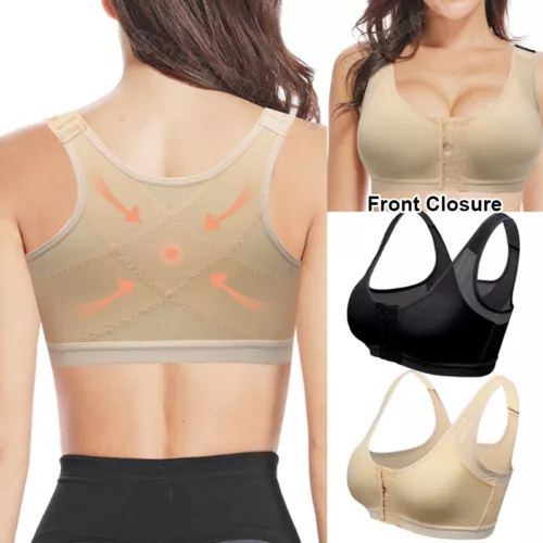 Womens Surgical Bra for Post-Op Implants, Reduction,or Reconstruction Wire Free - Picture 1 of 24