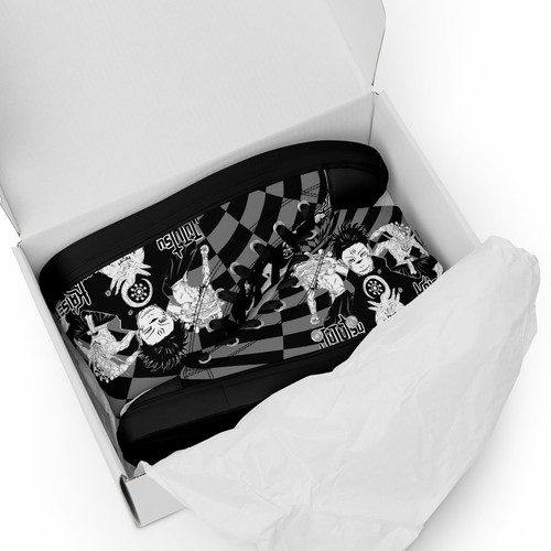 Men mahoraga anime sukuna manga jjk jujutsu kaisen shoes converse sneakers - Picture 9 of 26