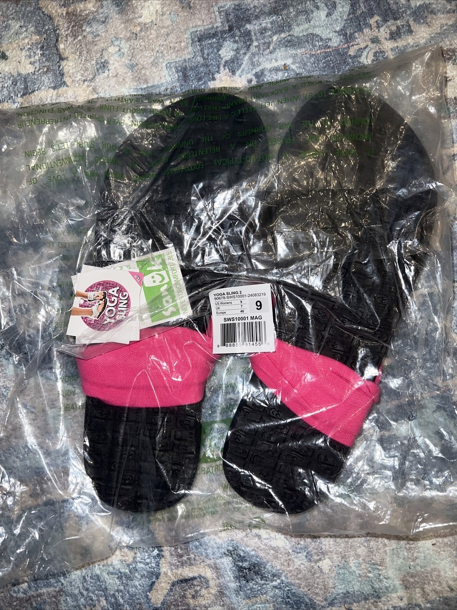 Sandales Sanuk Yoga Sling 2 - Taille 9 Femme, Rose - Neuves Sans Boîte (exemple De Fin De Série)
