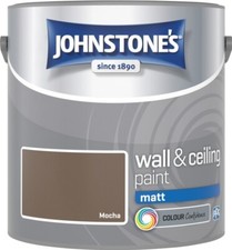 Johnstone's Wall & Ceiling Paint 2.5L Matt Emulsion Smooth Finish Tin All Colors