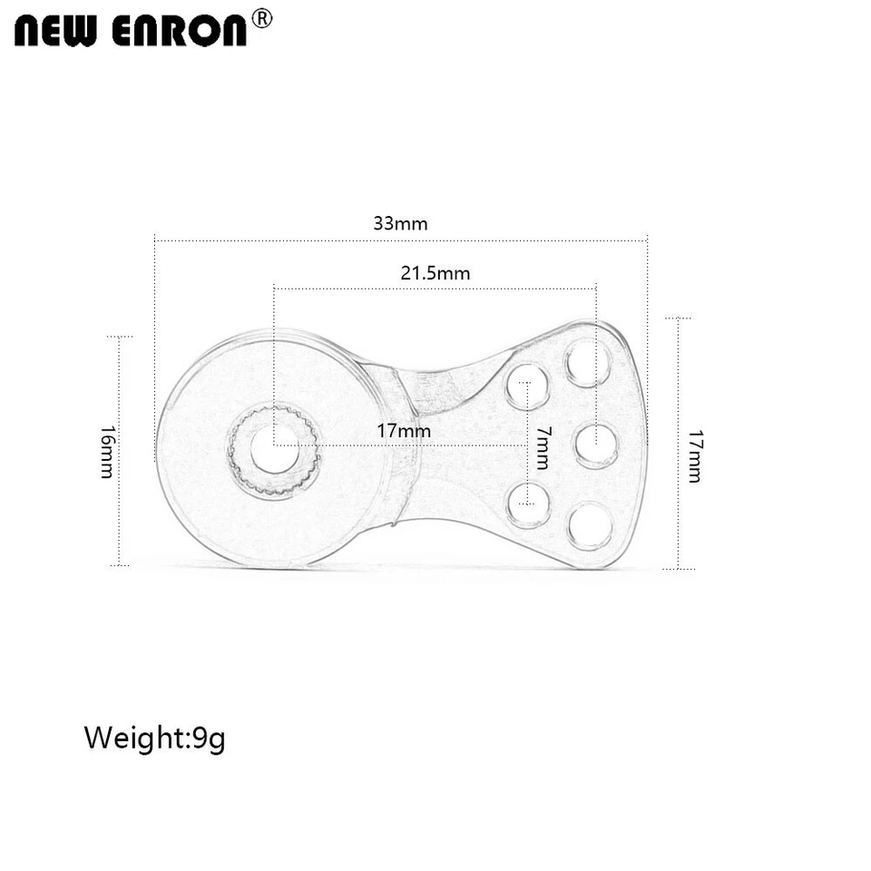 Aluminum 15/18/21.5MM 25T Spline Output Shaft Adjustable Hi-Torque Servo Saver - Image 3 of 4