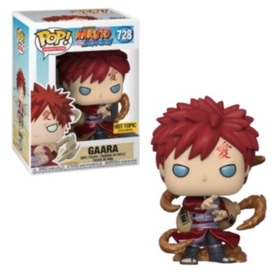 Funko Pop! Animation #728 GAARA Metallic Naruto Shippuden Hot Topic Exclusive