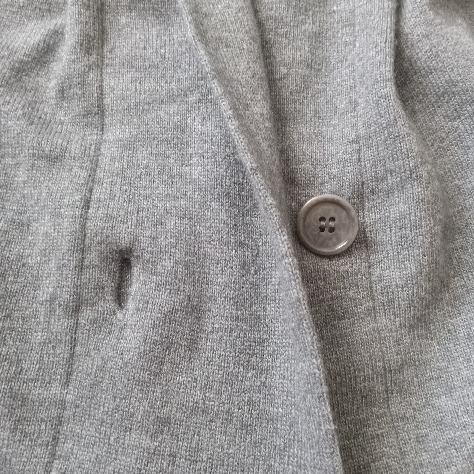 BCBGMaxAzria Solid Grey Long Sleeve Lightweight W… - image 10