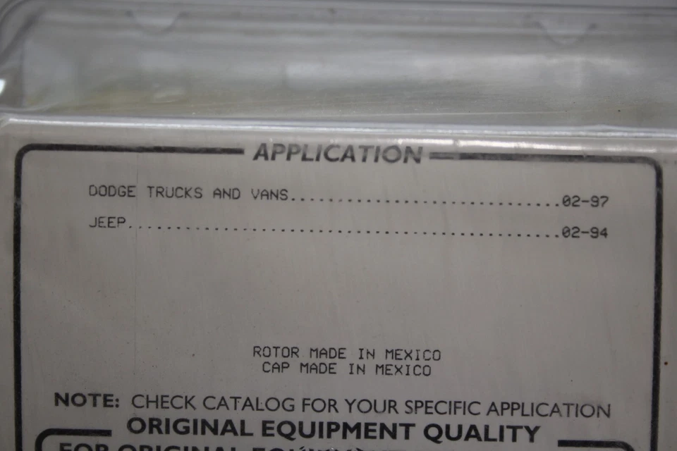 Wells F2127 Distributor Cap and Rotor Kit For YJ/TJ Jeep Wrangler Foto 4 de 4