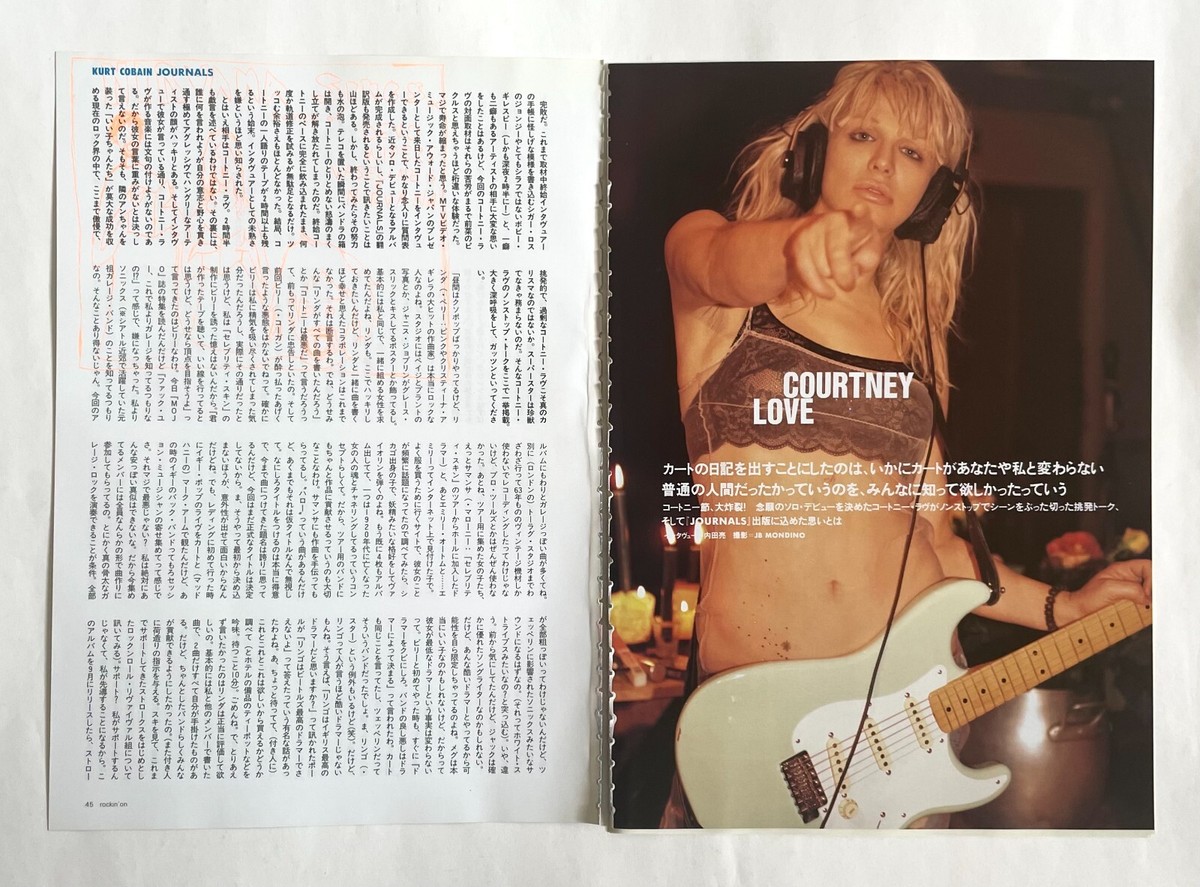 その他 kerrang NIRVANA Kurt Cobain Nirvana Kurt Cobain T-shirt size large double sided black