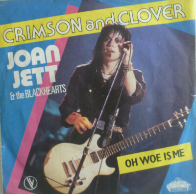7'' 1982 FRENCH PRESS IN VG++ ! JOAN JETT : Crimson And Clover