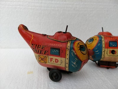 Vintage Tin Toy WIND UP Toy HELICOPTER 