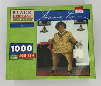 Annie Lee Black Heritage Series 1000 Pc Puzzle 3X Lees Petite Lingerie 07 NEW