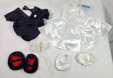 Build a Bear Clothing Lot Wedding Dress Tuxedo Shoes and Accessories