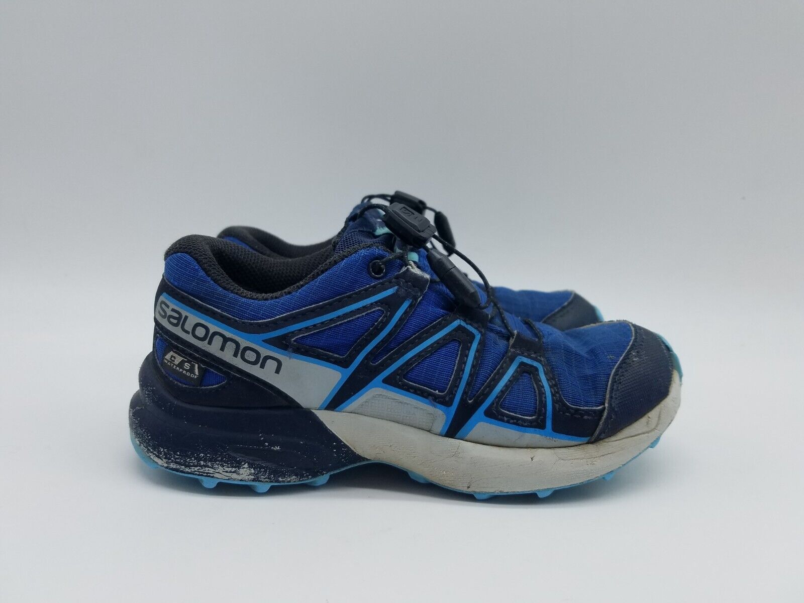 Scarpe da trail running Salomons Speedcross impermeabili per bambini taglia 13 blu