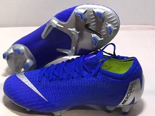 New Mens Nike Vapor 12 Elite FG AH7380-400 Racer Blue/Metallic Silver Size 6