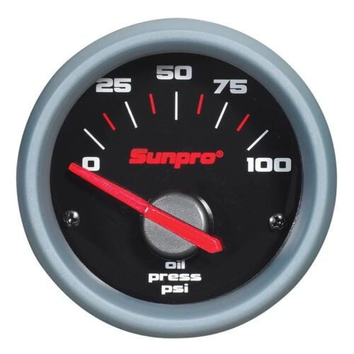 Electrical Oil Pressure Gauge 2 Inch Sunpro CP 7001 Sport ST  NEW - Picture 1 of 1