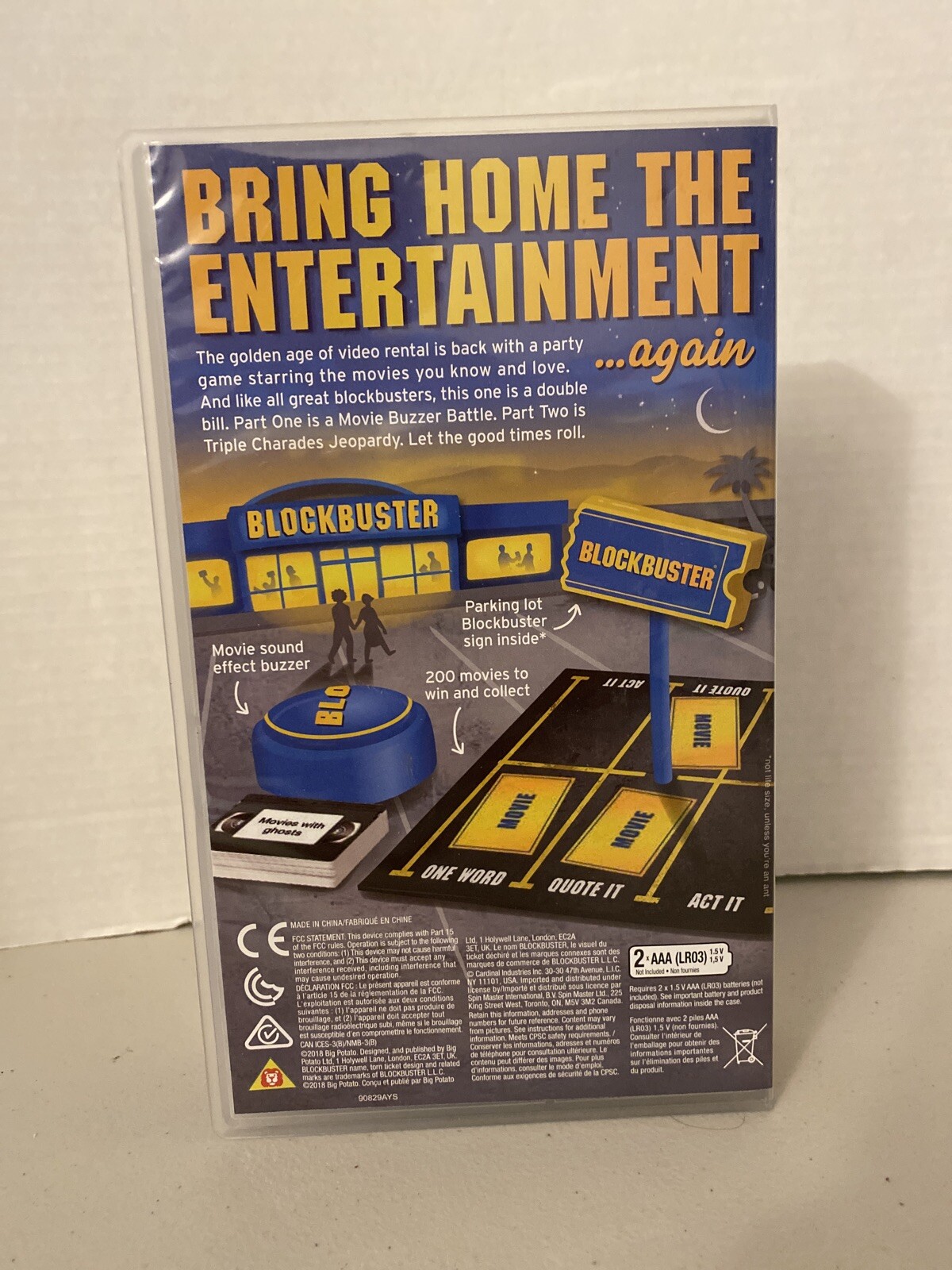 Blockbuster Party Movie Family Card Game Ages 12 + 778988573945| eBay