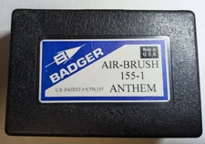 Unused Complete Badger Air-Brush Co. 155-1 Anthem Airbrush Set with Accessories