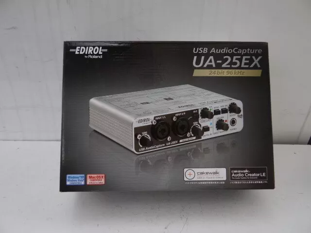 Roland EDIROL UA 25EX USB Audio Capture Interface Interface 24Bit 96kHz w Box