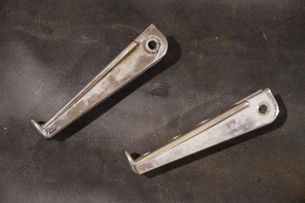  Billet Polished Forward Controls Footpegs 3/4
