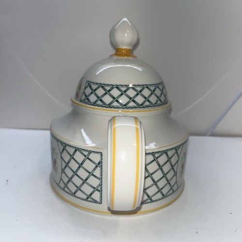 Vintage Villeroy & Boch "Basket" 4 Cup Teapot w/Lid #1748 West Germany 1980's - Picture 3 of 24