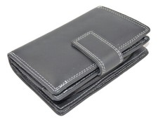Image of **SALE RRP £24.99 RFID Blocking LARGE Tab Purse BOXED 4 colours luxury leather