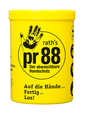 rath´s pr88 Handschutzcreme Hautschutz abwaschbarer Handschuh 1000 ml 1L PR 88