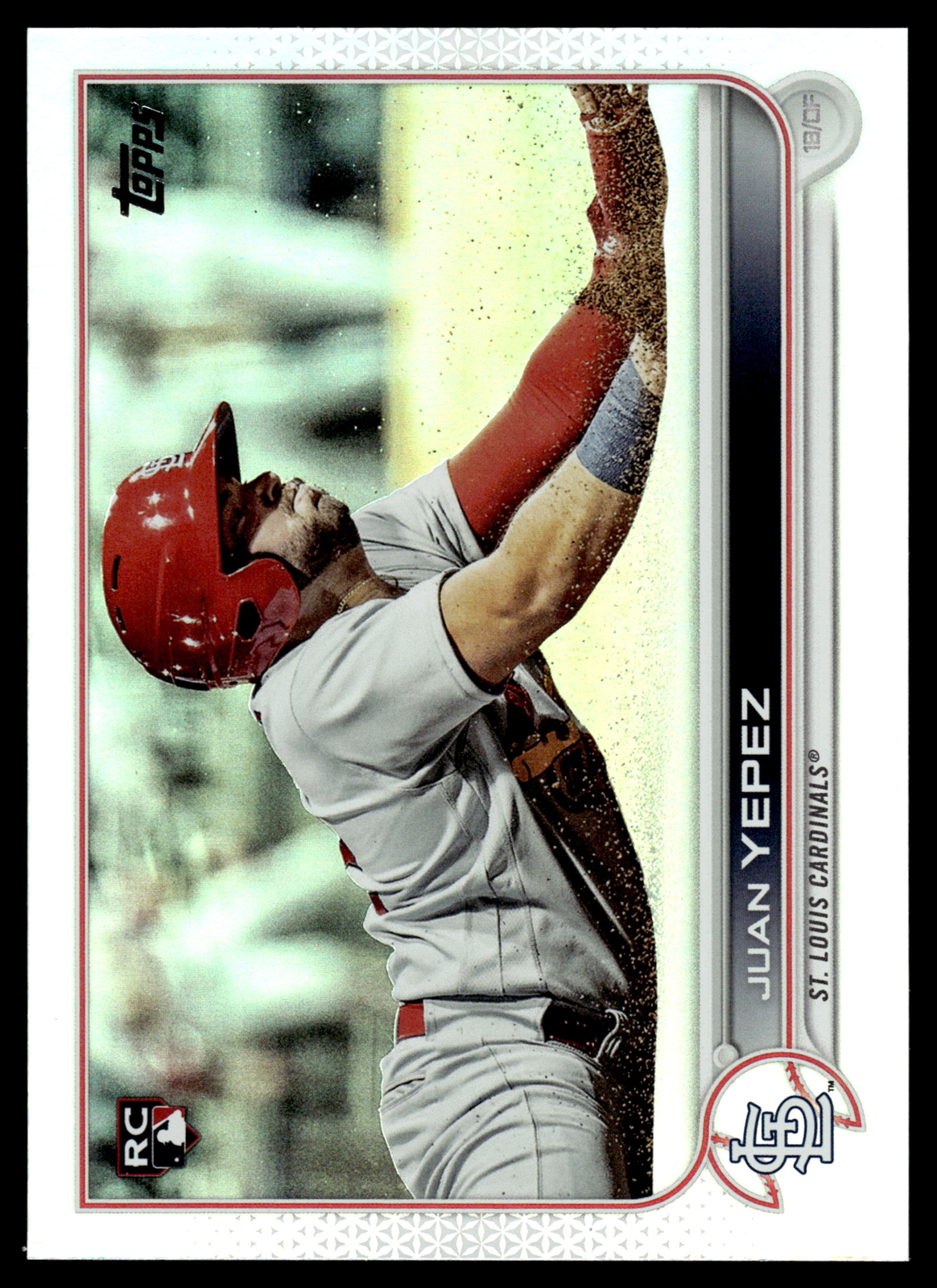 2022 Topps #506 Juan Yepez Rookie Rainbow Foil St. Louis Cardinals