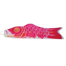 60" Pink Koi Windsock