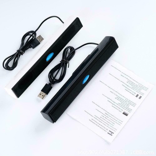 Czarny port USB Multimedialny mini głośnik do PC Laptop NAJLEPSZY przenośny ~х S3N5 T3B8 - Zdjęcie 4 z 12