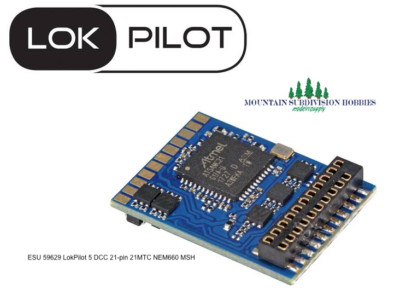 ESU 59629 LokPilot 5 DCC Mobile Decoder 21 Pin harness plug NEM660 | $5 Offer