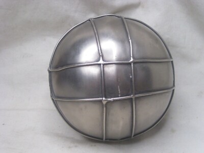 unique steel ball orb globe metal finial approx. 4.75'' decorative buoy style