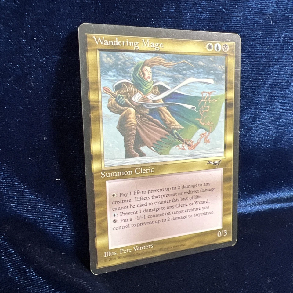 Wandering Mage Alliances Magic the Gathering MTG Card RESERVED LIST - Image 2 of 4