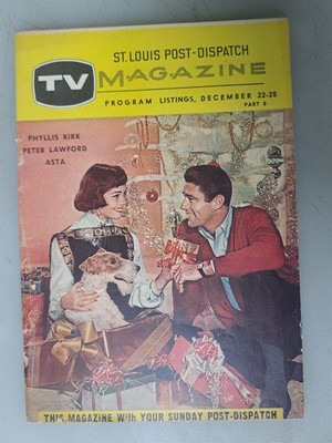 St. Louis Post-Dispatch TV Magazine December 22, 1957 Peter Lawford