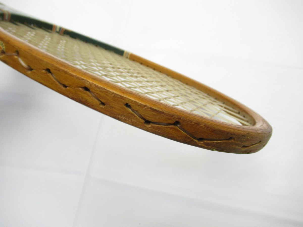 Lot - Vintage 1920's A.G. Spalding & Bros Wood Lakeside No. 5 Tennis Racket