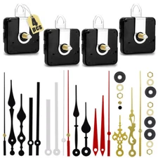 4PCS Wall Quartz Clock Movement Mechanism DIY Replacement Repair Tool Part Kit