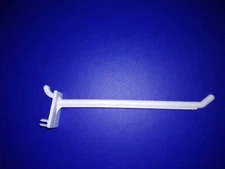 6" White Plastic Pegboard Hooks Pack of 35
