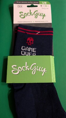 Sockguy Men's GAME OVER Stretch Sock